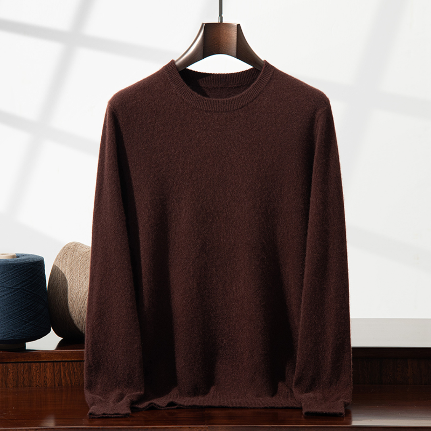 Pull Homme Cachemire Col Rond à un Col