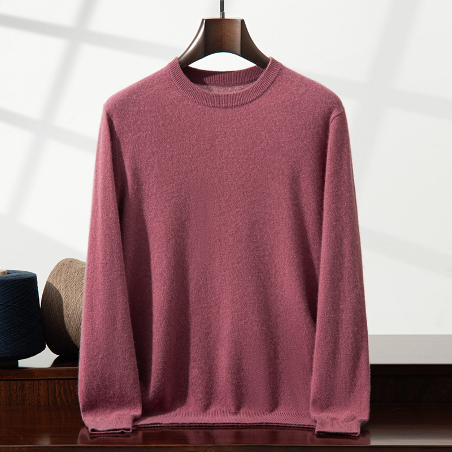 Pull Homme Cachemire Col Rond à un Col