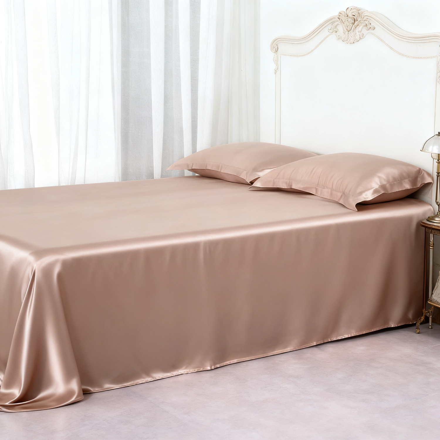 19 Momme Drap plat en soie