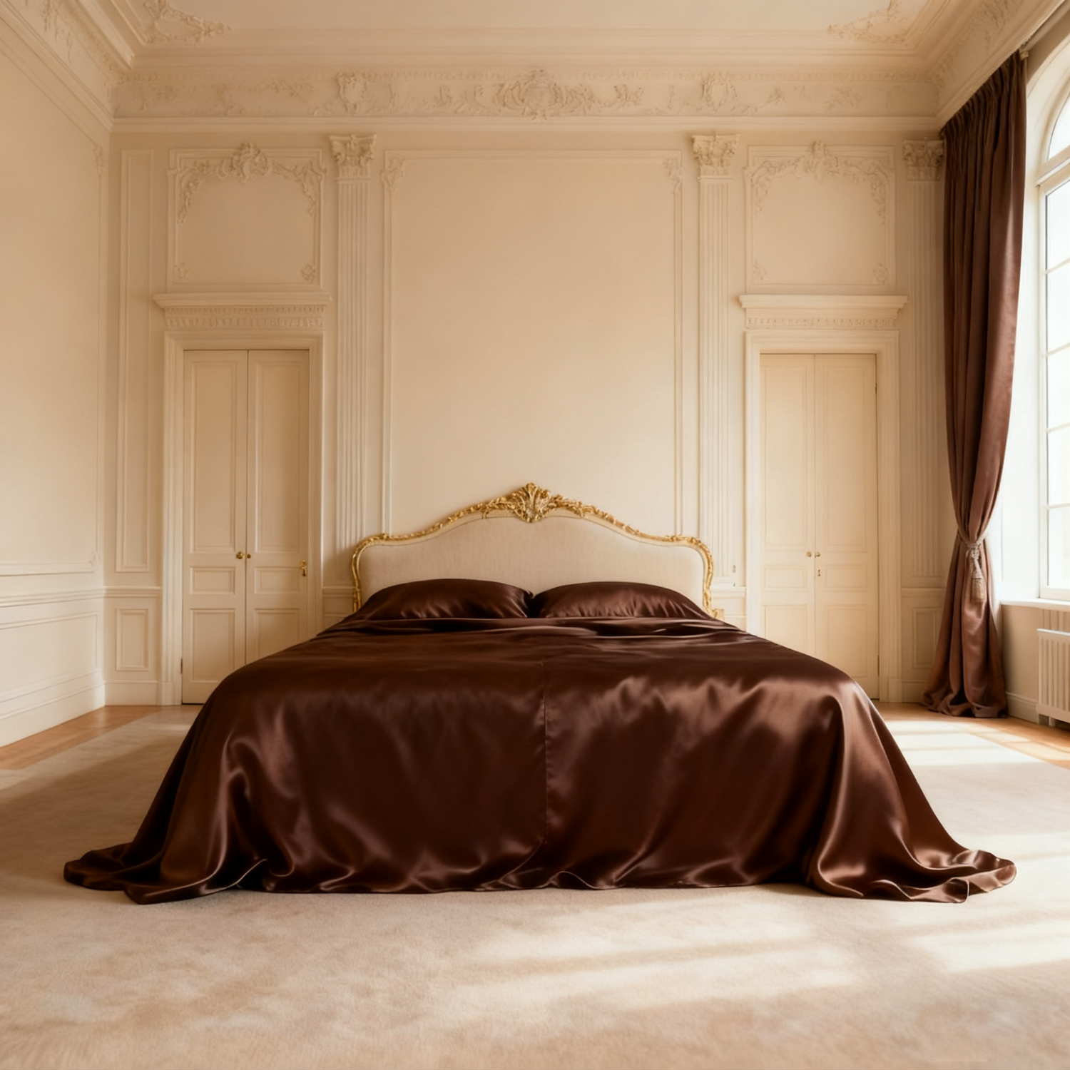 19 Momme Drap plat en soie