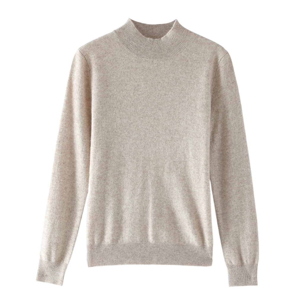 Pull Col Montant en Cachemire