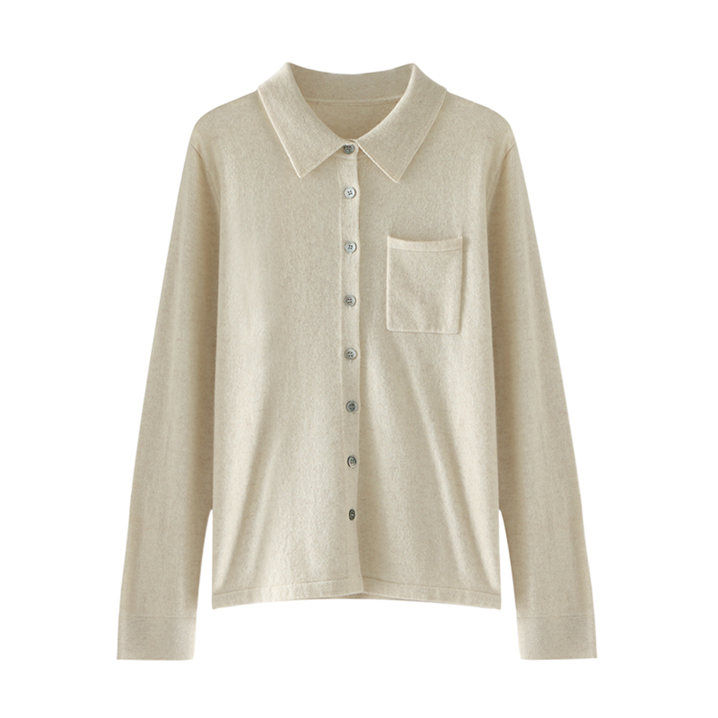 Pull Cachemire Col Polo