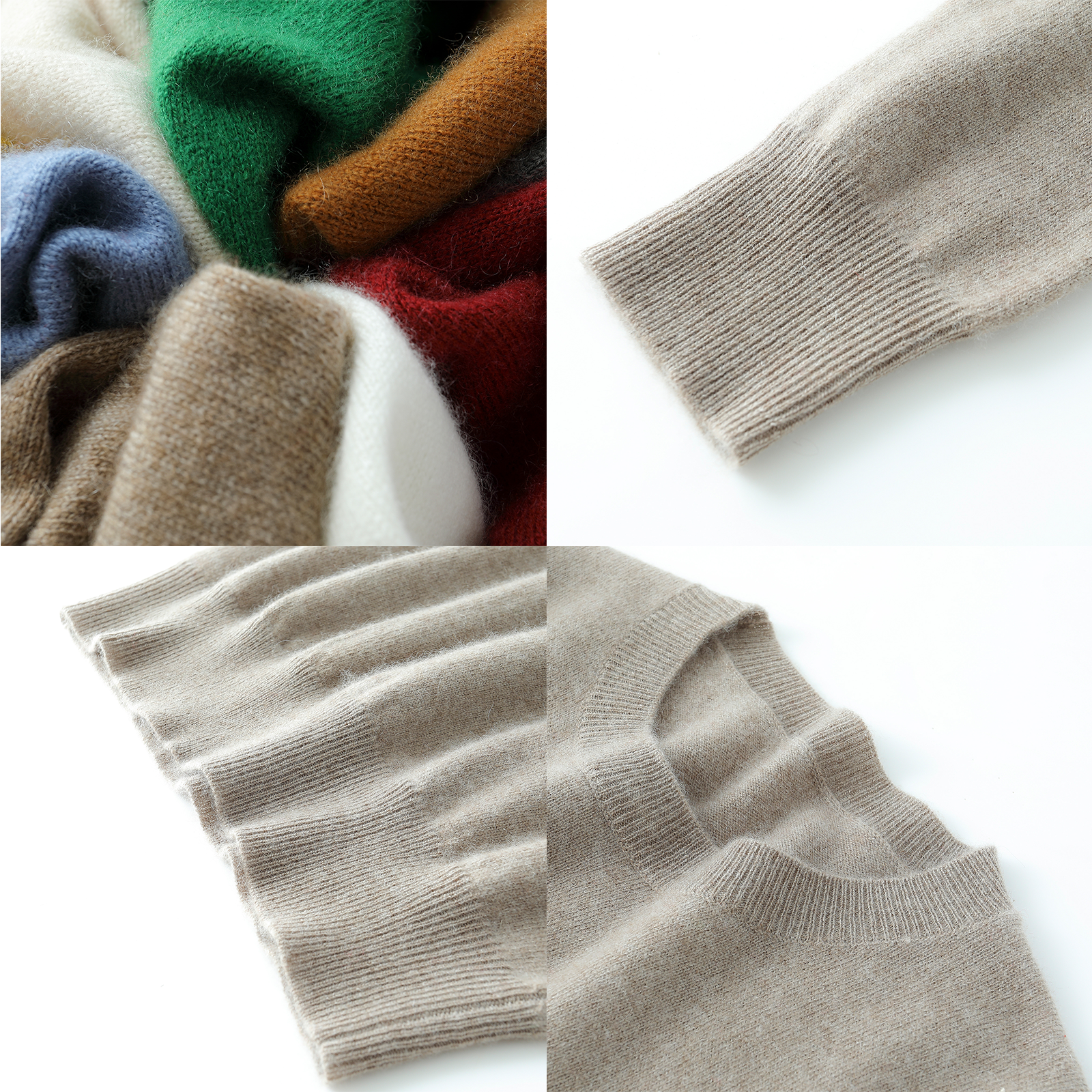 Pull Femme Col Rond en Cachemire