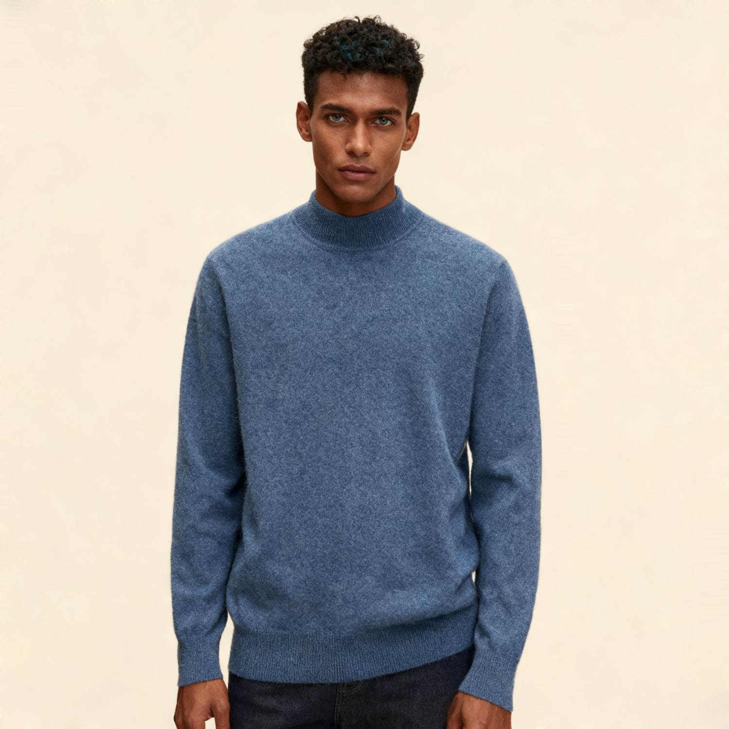 Pull Homme en Cachemire à un Col