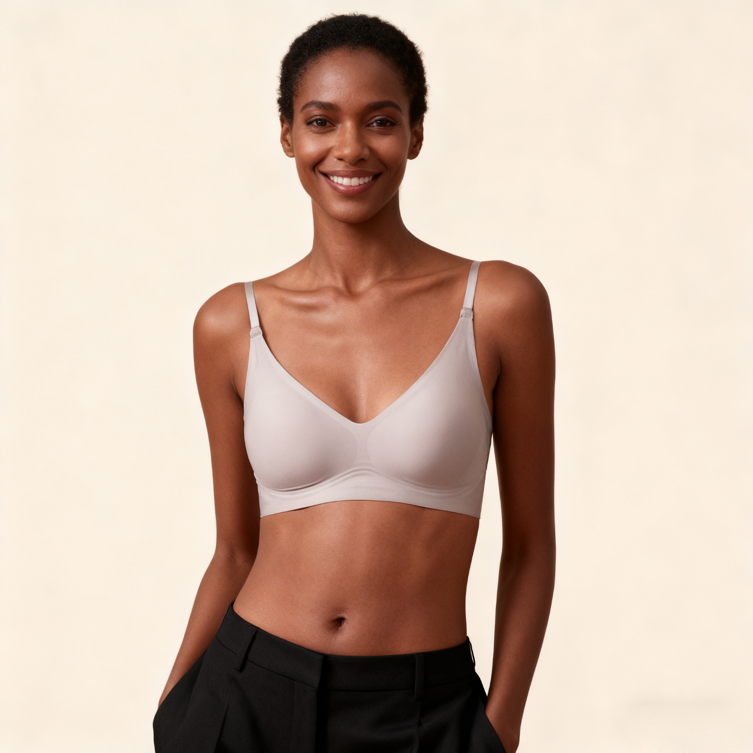 Brassière Sport Soie sans Armatures