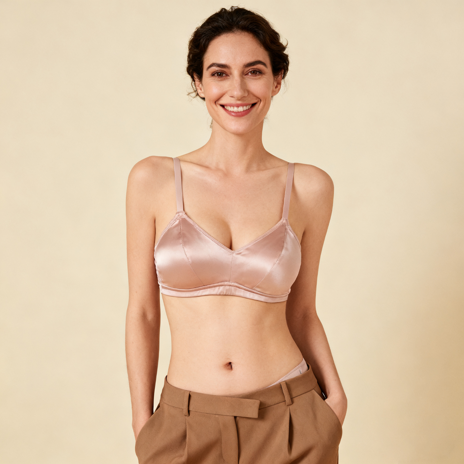 Brassière en Soie Confortable