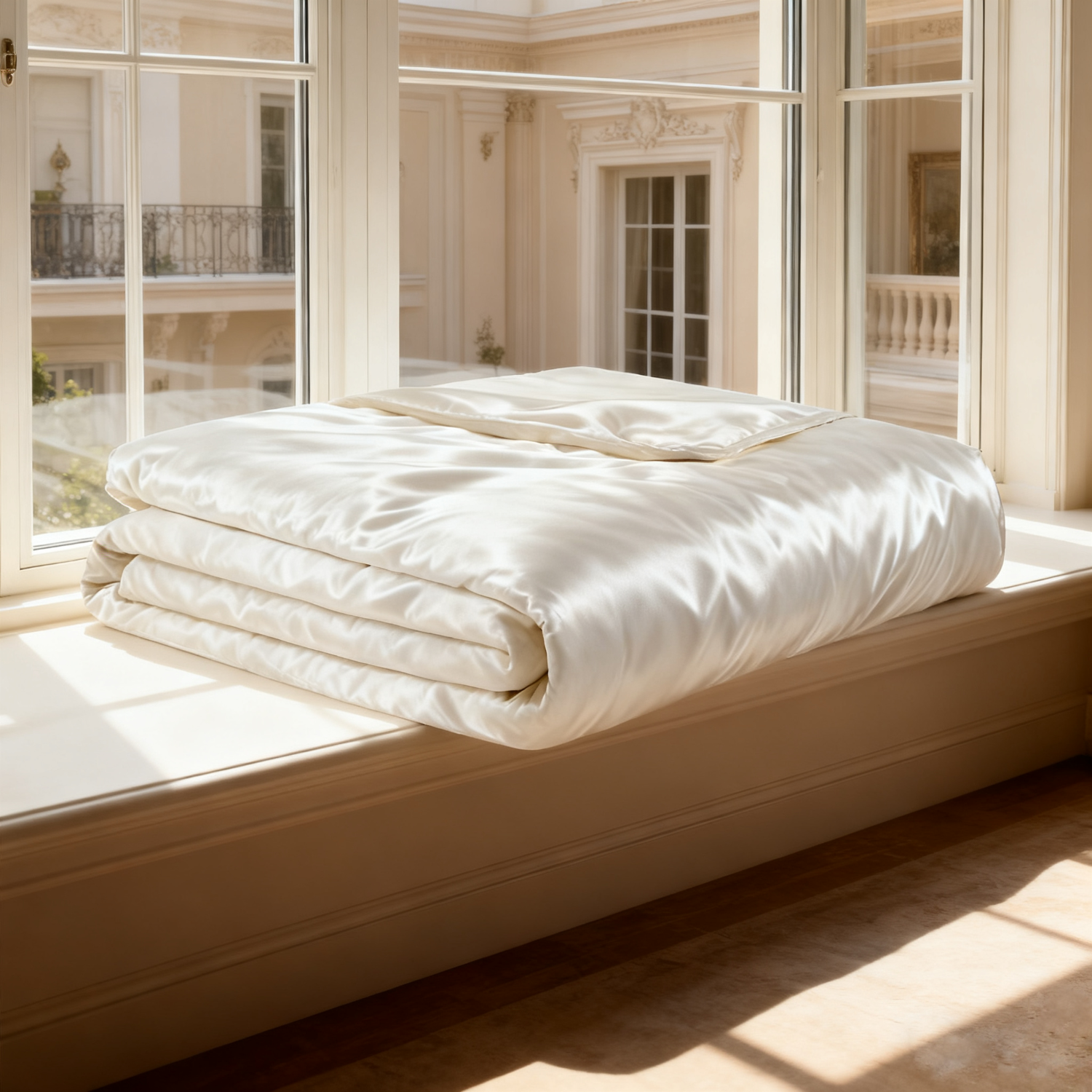 Couette en soie avec garnissage Soie Quatre Saisons