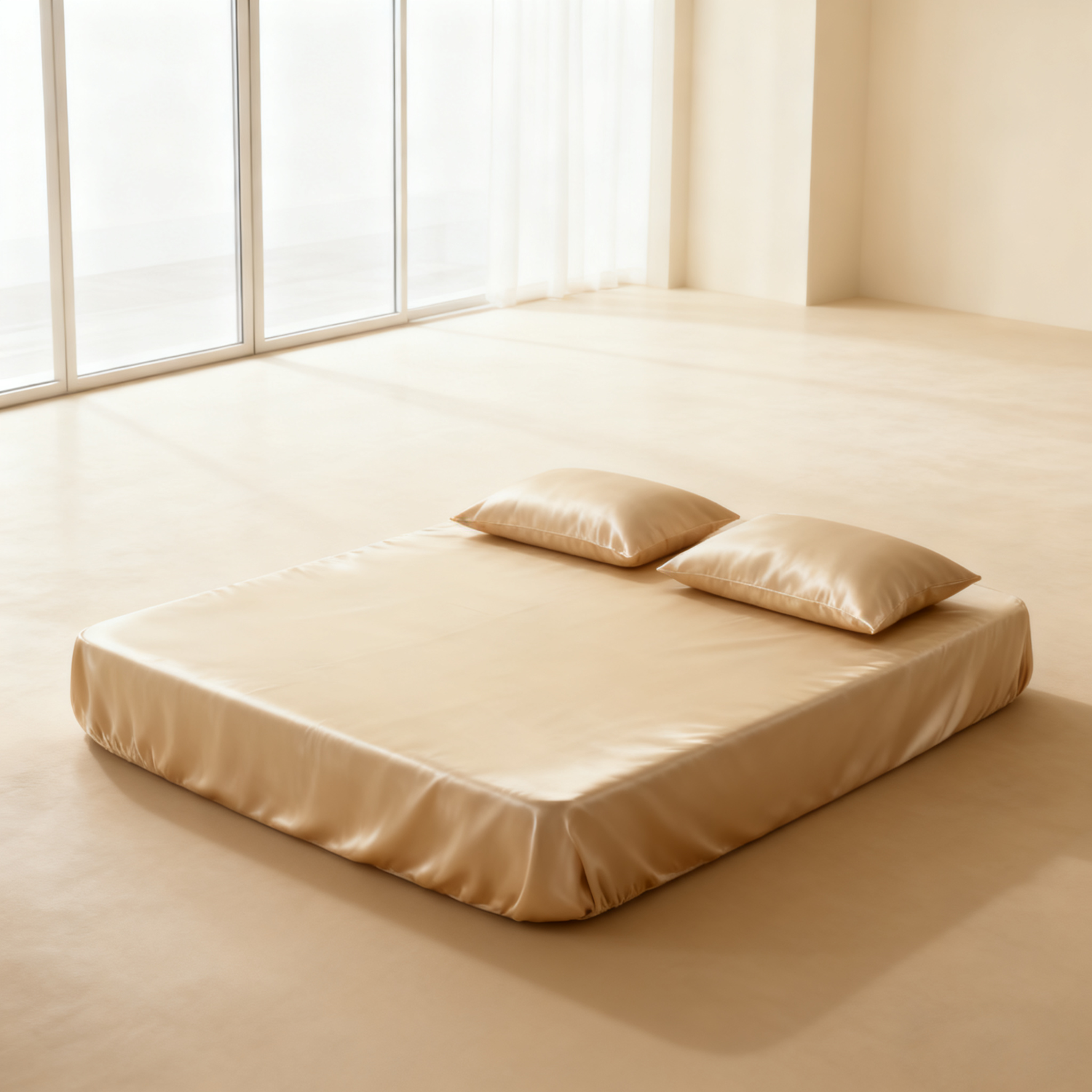 19 Momme Drap housse en soie