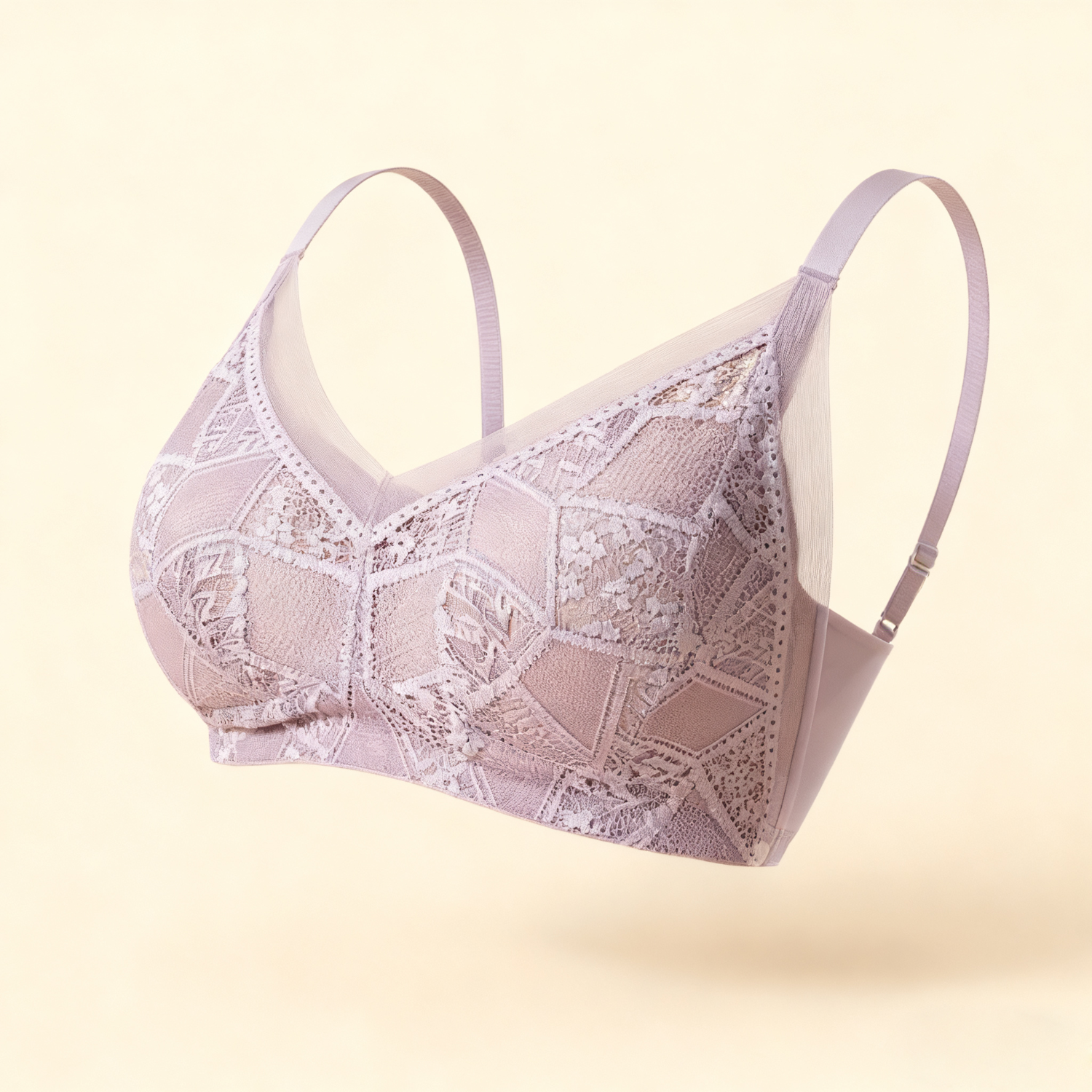 Soutien-gorge en Soie Bonnet Dentelle