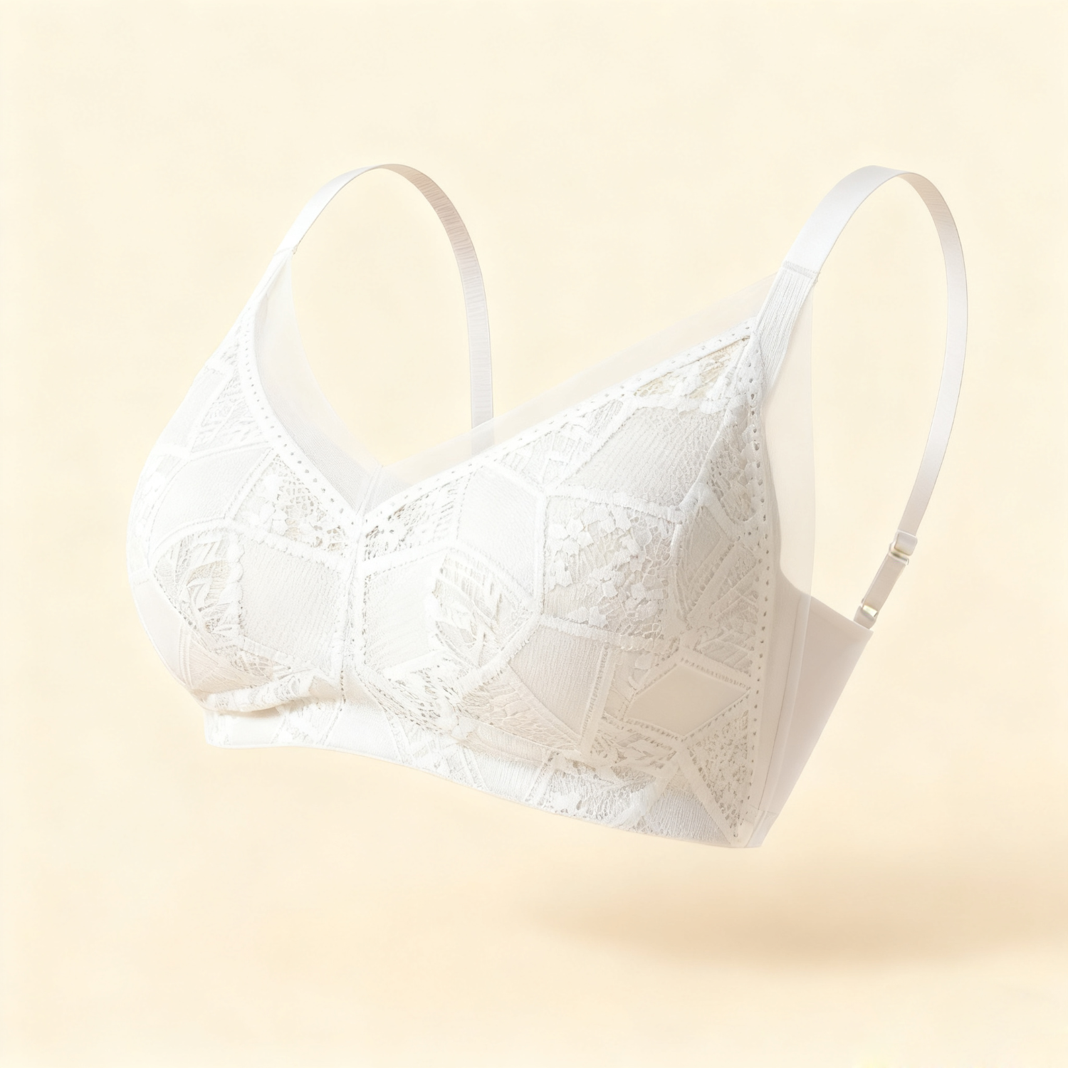 Soutien-gorge en Soie Bonnet Dentelle