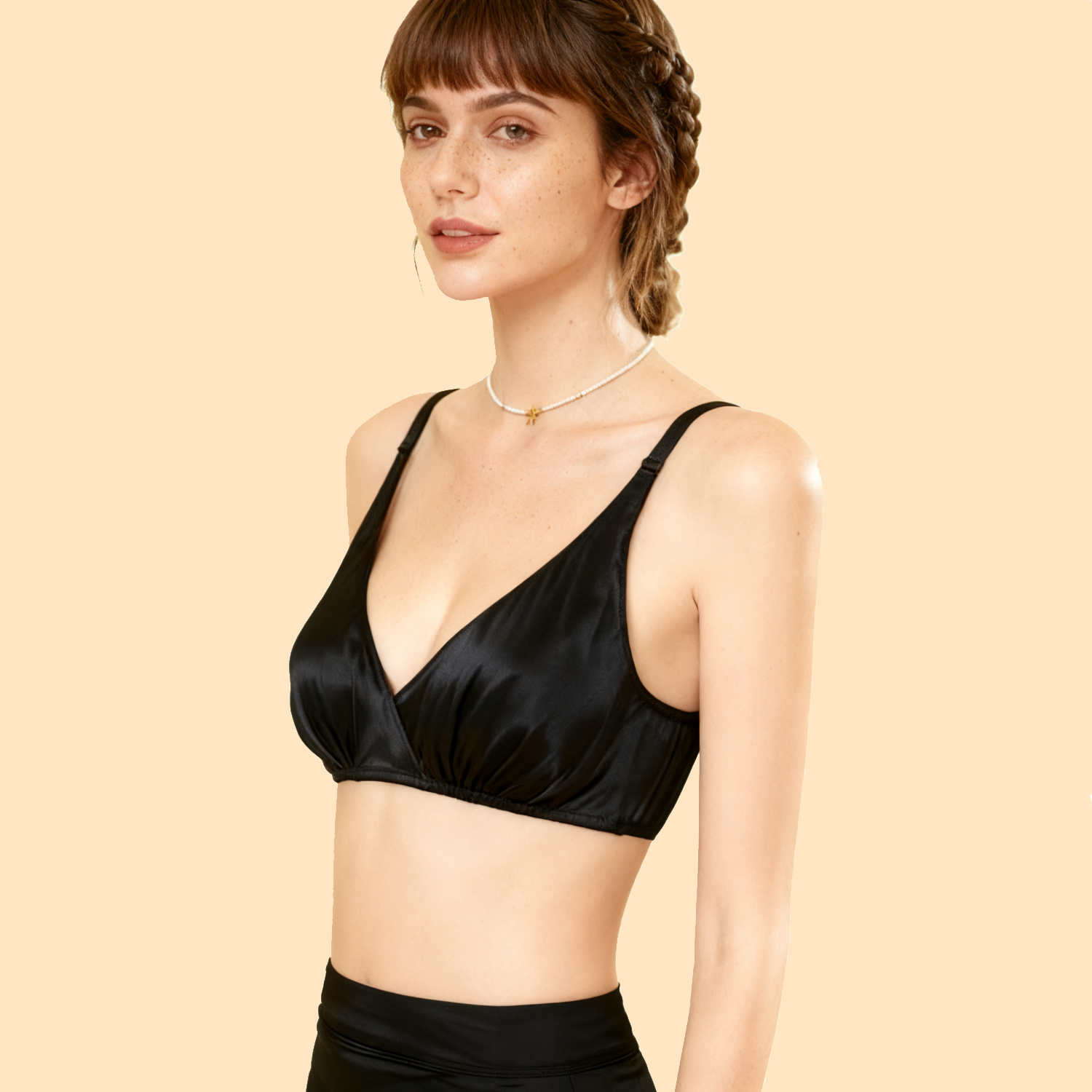 Soutien-gorge Soie Push-up sans Armatures