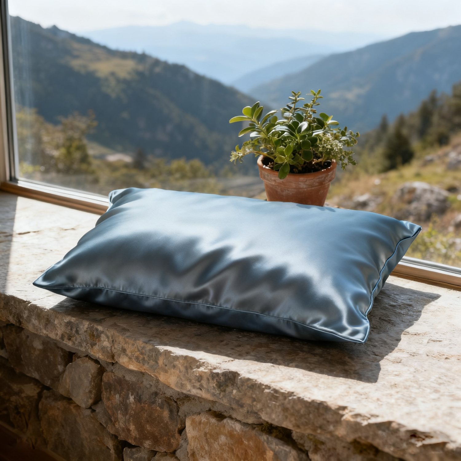 19 Momme Taie d'oreiller en soie couleur uni