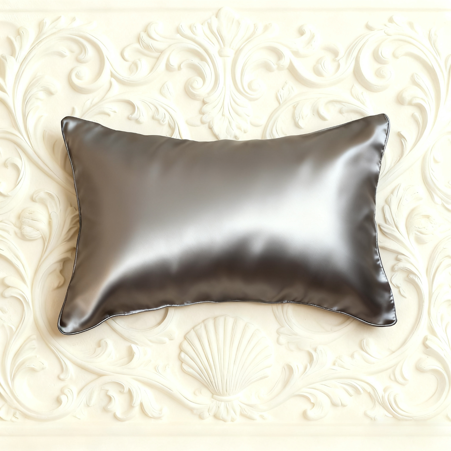 19 Momme Taie d'oreiller en soie couleur uni