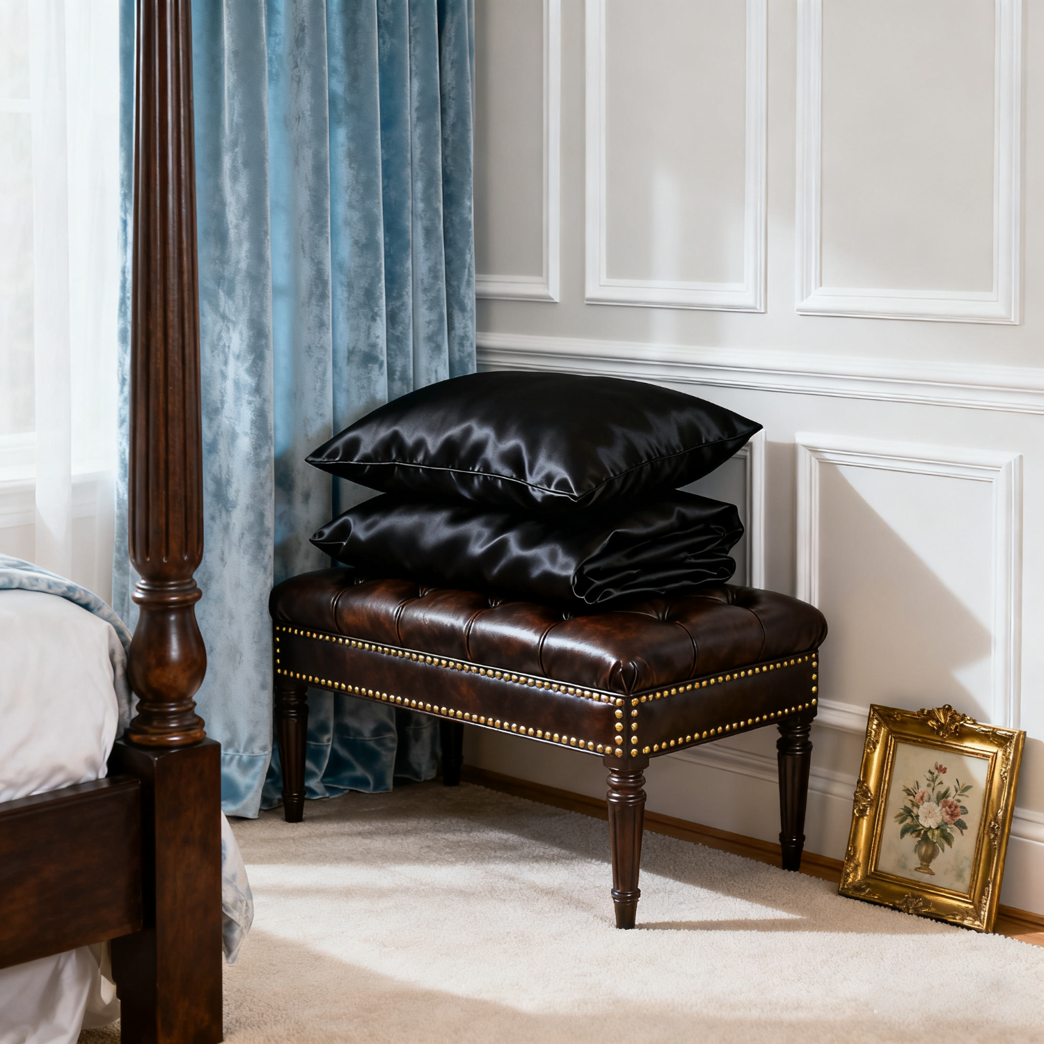 19 Momme Taie d'oreiller en soie couleur uni