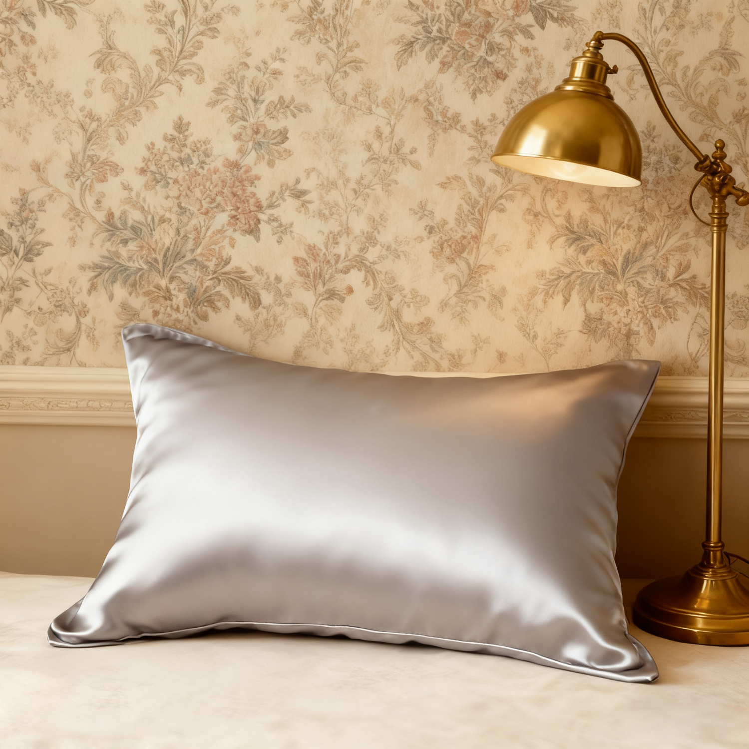 19 Momme Taie d'oreiller en soie couleur uni