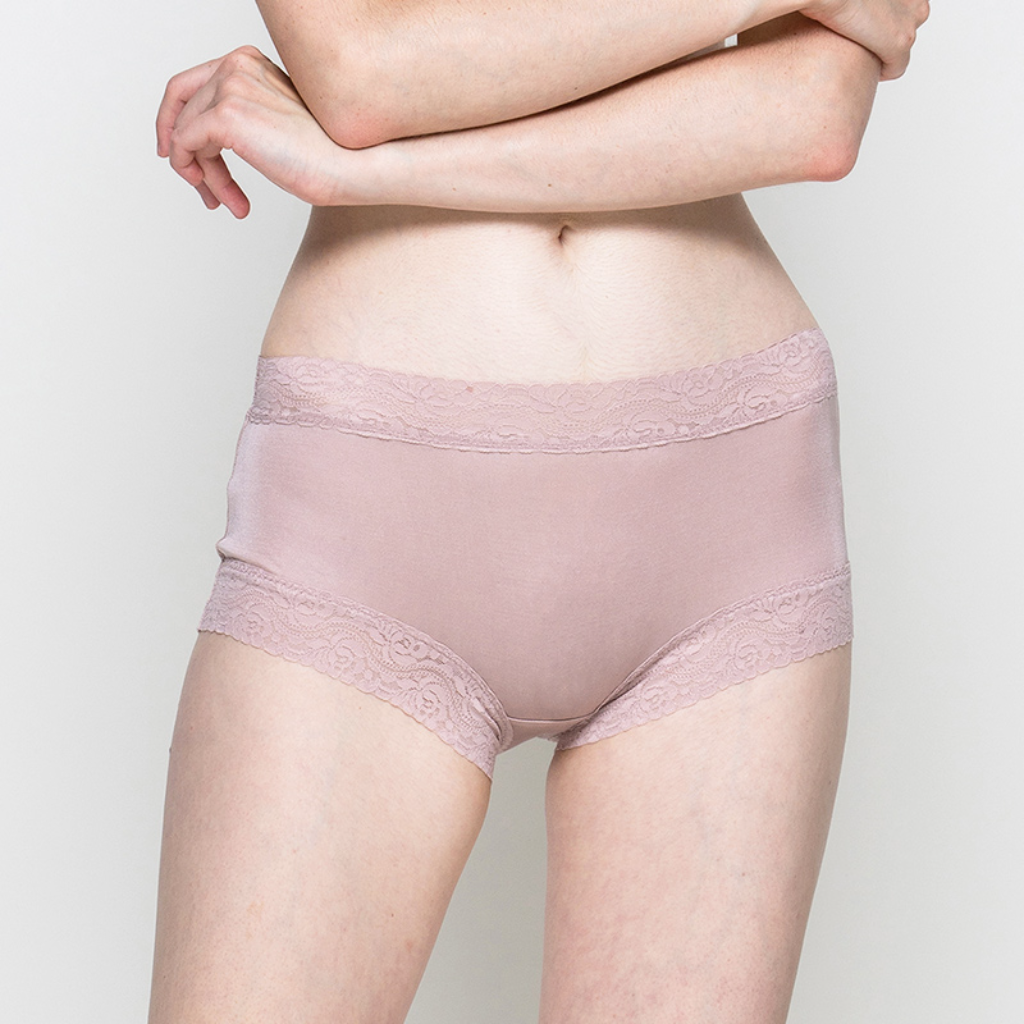 Culotte en Soie à Dentelle Femme