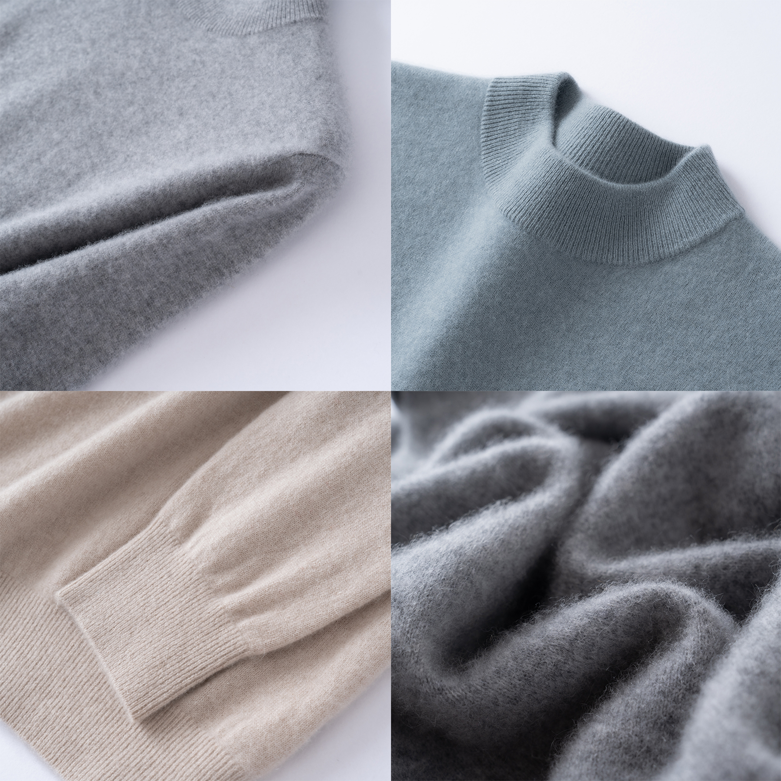 Pull Homme Classique en Cachemire avec Col Bordé