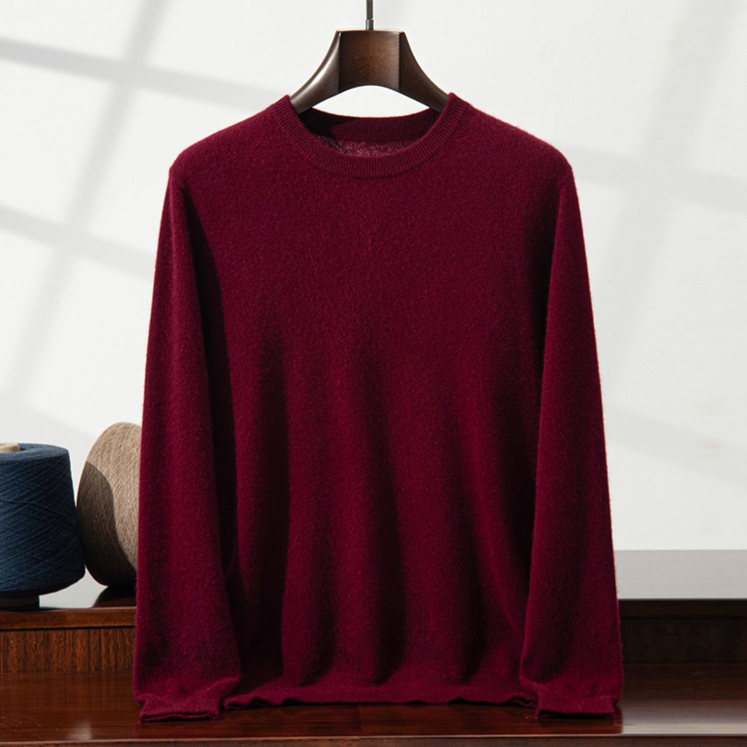 Pull Homme Cachemire Col Rond à un Col