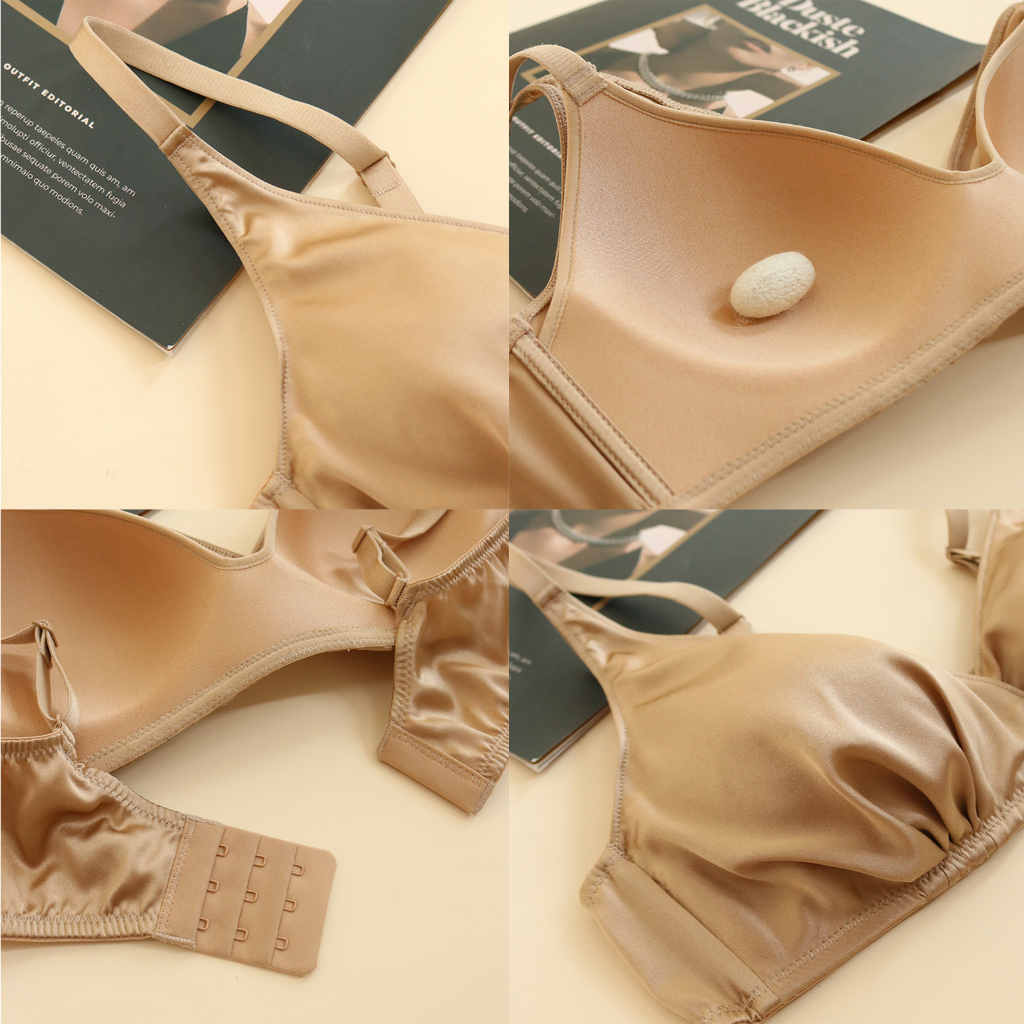 Soutien-gorge Soie Push-up sans Armatures